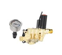 ZGUZMCMK Tête de Pompe de Lavage Auto de Rechange avec Manomètre, en Alliage pour Un Nettoyage et Une Installation Faciles, pour Une Utilisation Extérieure sur, Style B