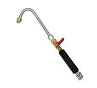 ZGUZMCMK Vanne pour Nettoyeur Haute Pression, Lance, Tuyau D'arrosage, Perche Coudée, Rallonge en Cuivre et Acier Inoxydable, Installation Facile, Compatib, U Shape