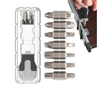 Zhadyu Tournevis Courte | 15 en 1 outil de réparation multifonction portable | Tournevis magnétiques courts | pour Entretien d'Électroménager, de Meubles, de Vélo et de Voiture en