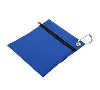 Zhangpu Sac de pour Tee-Shirt, Support Durable à Fermeture éclair pour Accessoires de, avec Mousqueton, pour Les Amateurs, Nylon Bleu 6,3 X 5,5 Pouces