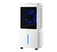 ZHANGXAO Ventilateur rafraîchissant, climatiseur avec Roue Universelle, rafraîchisseur d'air par évaporation à 3 Vitesses réglables, réservoir d'eau de 25 L, minuterie de 12 h pour la maiso