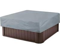 Zhanhai Housse de protection carrée pour jacuzzi - Anti-poussière et imperméable - Protection extérieure contre les intempéries - 220 x 220 x 30 cm