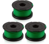 Zhanhai Lot de 3/6 bobines et fil pour débroussailleuse Black & Decker GL7033 GL8033 GL9035 A6482 Accessoires de rechange (3 pièces)