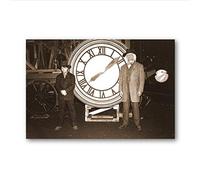 Zhaoyangeng Film Classique Imprimé De Retour Vers Le Futur | Vintage Photo, Art Mural, Toile, Peinture, Décoration Personnalisée Sans Cadre-1Pcs- 42X60Cm