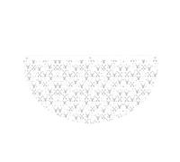 ZhaoYuGoods Fanions de chasse triangles cerf à suspendre | Drapeau semi-circulaire à suspendre pour porche, jardin, terrasse, salon, décoration murale, fêtes et événements