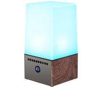 Zhdbchyuu 3 Modes Battery Powered Small Table Lamp Monitoring Camera,Wireless PIR Motion Sensor LED Night Light, Home HD Camera