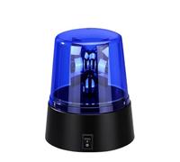Zhdbchyuu LED Strobe Light, Battery Powered 360 Degree Rotating Flashing Light, Emergency Lamp for DJ Stage, Disco Bar Blue