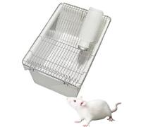 Zhdbchyuu Mouse/Rat Rodent Cage with Bottle Breeding Enclosure Feeding for Biomedical Laboratory University Research PP