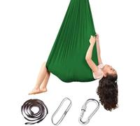Zhdbchyuu Portable Snuggle Hammock -Elastic Hanging Chair with Rope Carabiner, Light Weight Breathable Cuddle Swing for Relaxation