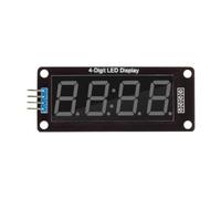 Zhdbchyuu TM1637 LED Display Module 4 Digit Tube 7 Segment 0.56 inch Time Clock Indicator Module Red