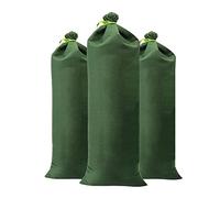 ZHDOKA Lot de 10 sacs de sable avec protection contre les inondations et les inondations - 24 x 70 cm - Avec bande élastique - Sacs en toile épaisse pour inondations et ouragans