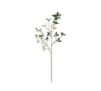 ZHDOKA Tiges de Ficus Artificielles, Branches de Feuilles Vertes Faux Longue Tige Fausses Feuilles D'eucalyptus Plantes de Verdure Tiges de Feuilles, Arbustes de Buissons Verts(28,7 pouces-3 pièces)