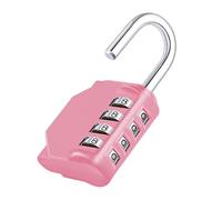 ZHEGE Cadenas à Code, 4 Chiffres Exterieur Pour Portail (1, Rose)