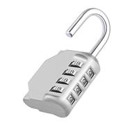 ZHEGE Cadenas Code Exterieur, Cadenas 4 Chiffres (1, Argent)