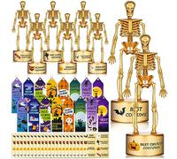 Zhehao Lot de 104 rubans en plastique doré avec autocollant pour Halloween, fête, récompense, école, salle de nfants