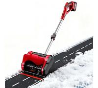 zhenmaster Pelle À Neige Électrique sans Fil 20V avec Double Batterie 4.0Ah, Souffleuse Compacte 1200W, Distance D’éjection 8m, Parfaite pour Allées, Marches Et Trottoirs