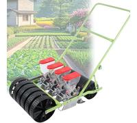 zhenmaster Semoir Manuel pour Petits légumes (coriandre, Chou, épinards, céleri), semoir de précision pour Jardin agricole extérieur, 1/2/3/4/5/6 Rangs.idéal pour Les plantations sur Les Talus.(4row)