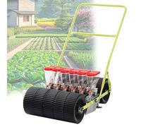 zhenmaster Semoir Manuel pour Petits légumes (coriandre, Chou, épinards, céleri), semoir de précision pour Jardin agricole extérieur, 1/2/3/4/5/6 Rangs.idéal pour Les plantations sur Les Talus.(6row)