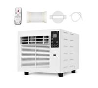 ZHIGUANYUN Climatiseur Portable 1876 BTU, Double Fonction Refroidissement et déshumidification, Fonctionnement Silencieux pour Camping-Cars, Camping et tentes