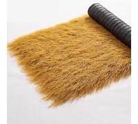 ZHJLF Épais Chaume Artificiel pour Toit Paille Tiki Toit en Chaume Artificiel De Palmier Rouleau Toit Chaume Synthétique pour Tiki Bar Patio Piscine Plage Fête Hawaïenne(Size:1x2m,Color:Jaune)
