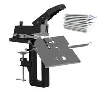 ZHJOPP Agrafeuse à Selle Manuelle, Format A3/A4, avec poignée Ergonomique, épaisseur de Reliure maximale de 60 Feuilles, pour Bureau.