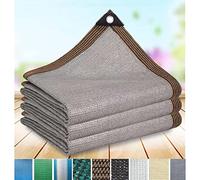 ZHJSHOU Filet d'ombrage 3x4m Gris Anti-UV 85% avec Œillets | Rectangulaire Toile Ombrage Pergola, Serre, Jardin, HDPE 130g/m², Balcon Brise-vue, Protection Solaire et Thermique