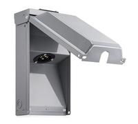 Zhjvihx Boîte de Prise de Courant de Générateur, Boîte de Prise de Courant de Générateur électrique en Acier Inoxydable 30 Ampères à 4 Cœurs Résistant à la Pluie