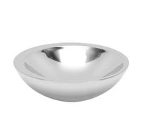 Zhjvihx Bol à Salade Double Couche en Acier Inoxydable Rond pour L'heure du thé, Plateau à Collation, Vaisselle Isolée Thermiquement pour Petit Déjeuner, Finition Miroir, Bol à Fruits,