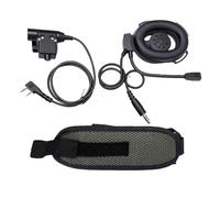 Zhjvihx Écouteur D' sans Fil, Casque Antibruit avec Bande Réglable Flexible et Microphone de Réduction de Bruit, pour KPG87D TK-2200 TK-3202 BF-888
