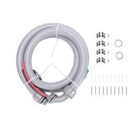 Zhjvihx Ensemble Fouet électrique de 3/4 Pouces 6 Pieds, Conduit électrique Flexible Non Métallique étanche aux Liquides avec Fil pré-dénudé de Calibre 8, pour Branchement de Pompe à
