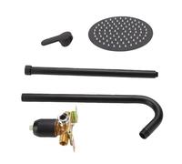 Zhjvihx Kit de Douche Extérieure, Pomme de Douche en Acier Inoxydable, Kit à Poignée Unique pour Piscine de Plage