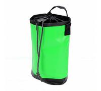 Zhjvihx Sac de Rangement en Corde, Tissu maillé Enduit de PVC 500D, Compartiments Internes, Cordon de Serrage Réglable, avec Crochets d'escalade pour Les Travaux en Extérieur et en Haute (Green)