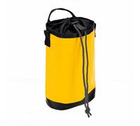 Zhjvihx Sac de Rangement en Corde, Tissu maillé Enduit de PVC 500D, Compartiments Internes, Cordon de Serrage Réglable, avec Crochets d'escalade pour Les Travaux en Extérieur et en Haute (Yellow)