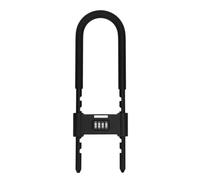 Zhjvihx Serrure à Combinaison en Forme de U à 4 Chiffres, Manille Réglable Robuste de 160 à 280 Mm pour Hangar de Porte de Vélo, Moto, Scooter