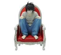 Zhongkaihua Death Note Figurine L Lawliet - 13 cm - Modèle Anime - Statue de canapé accroupi assis - Décoration de Noël - Décoration d'anniversaire - Cadeau pour les fans