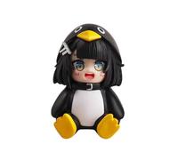 Zhongkaihua Gugugaga Figurine de pingouin Gugugaga 8 cm en PVC - Figurine de fille de l'anime The Endmin - Décoration de Noël à collectionner pour décoration de bureau, cadeau