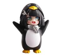 Zhongkaihua Gugugaga Figurine de pingouin Gugugaga 8 cm en PVC - Figurine de fille de l'anime The Endmin - Décoration de Noël à collectionner pour décoration de bureau, cadeau
