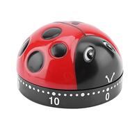 ZHOUYQX Minuteur mécanique à remontage Manuel de 60 Minutes avec Compte à rebours Rotatif et Sonnerie sonore. Fonctionne avec des Piles.