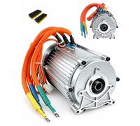 ZHOZHUT Moteur Différentiel CC sans Balais 1500W-3000W 60V 72V À Aimant Permanent Bobine en Cuivre Pur Couple Élevé pour Tricycle Électrique Quad Véhicule Utilitaire Et Conversion DIY