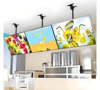 ZHPPED Menu Rétro-éclairé LED pour Restaurant, LED Boîte À Lumière Publicitaire TV Ultra-Mince De Type Dessin, Écran D'affichage d'affiche Éclairé Horizontalscreen-40x60cm