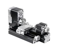 ZHRUI Tour miniature entièrement en métal 36 W 20 000 tr/min Mini machine de tour en métal pour les amateurs de travail du bois