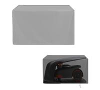 ZHSDMB Abri Robot Tondeuse pour Greenworks Tools Optimow 5, Tissu en Toile d'Oxford Résistant Aux UV Au Vent Et à l'eau avec Cordon De Serrage,Grey