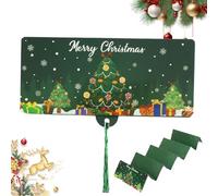 ZHUMCCY Cartes à Message pour Argent de Noël | Porte-Billets Pliable | Pochettes Festives avec Pompon pour Cadeaux - Cadeaux pour Ados Femmes Papa Garçons Maman Hommes Filles Fête