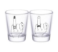 ZHUMCCY Verres ée Et, Design Alliance Doigt Verres À Liqueur Pour Couple Nouveau é, À Whisky Collection Pour Noël Fête De Noces Barbecue, Réunion Familiale Cérémonie