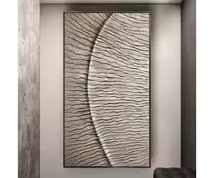 ZHUOYA Tableau géométrique imprimé à petit prix, nouveauté, tons clairs, décoration intérieure, grand format (70 x 140 cm, sans cadre)
