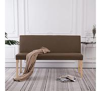 Ziaphsol Banc coffre en pin massif marron, 139,5 cm, rembourrage en polyester, pour couloir, garde-robe, rangement de chaussures, rembourré pour couloir, salon, chambre à coucher, peu encombrant et