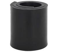 Ziaphsol Barre en caoutchouc pour souffleuse à neige Noir 100 x 15 x 1 cm en caoutchouc styrène-butadiène double couche intérieure pour éliminer la neige, la glace, l'allée et l'hiver
