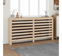 Ziaphsol Cache-radiateur en pin massif 169 x 19 x 84 cm avec lattes, couverture décorative pour radiateur, étagère supplémentaire, instructions de montage incluses (français non garanti)