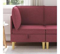 Ziaphsol Canapé avec Rangement en Tissu Moderne, Banquette scandinave, Convertible et déhoussable pour Salon séjour Chambre Bureau avec Coffre, Design Minimaliste et Structure Solide