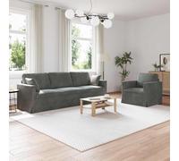 Ziaphsol Canapé d'angle 2 pièces en velours gris foncé avec fonction couchage et coffre de lit, canapé salon moderne pour salon et bureau, 228 x 78 x 80 cm, fonction relaxation, style scandinave